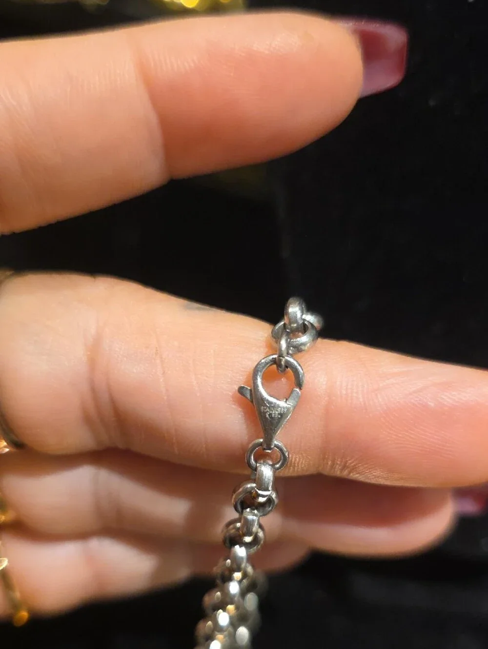 Classic Silver-Tone Men's Chain Necklace